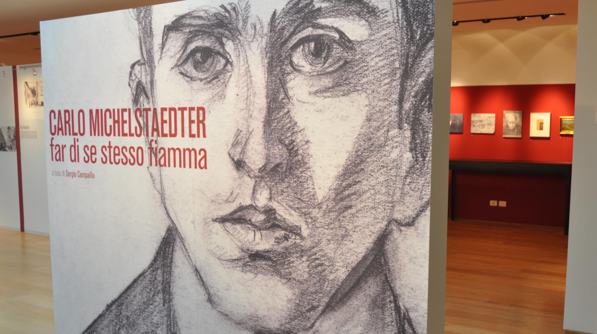 Carlo michelstaedter – grafica in allestimento – Gorizia, 2010