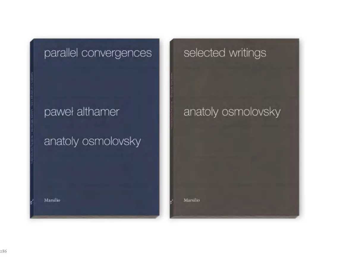 Parallel Convergences – Selected Writings — tavola 1