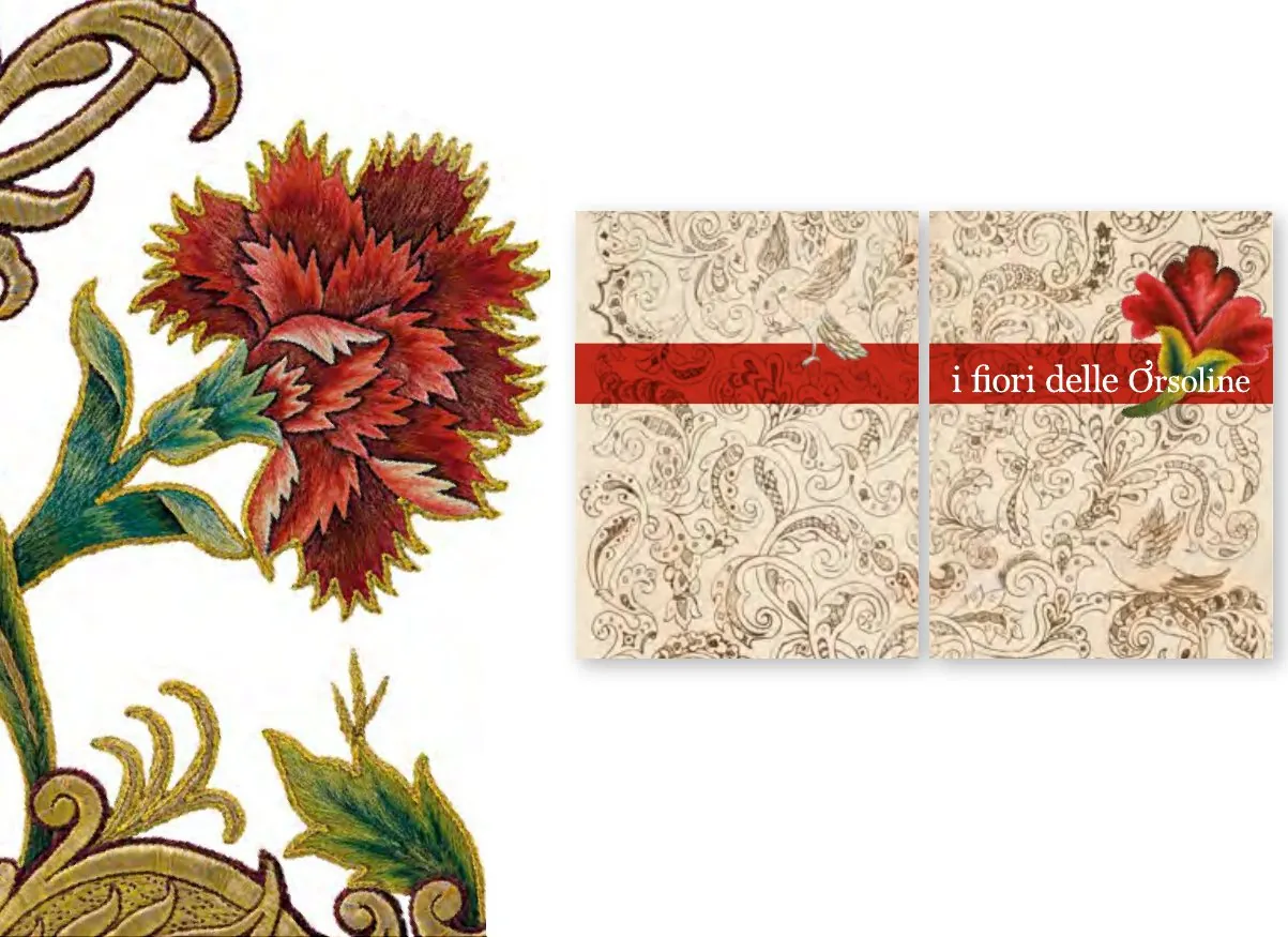I fiori delle Orsoline. Album da colorare — tavola 2