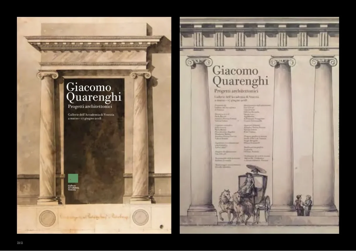 Giacomo Quarenghi. I progetti architettonici — tavola 1