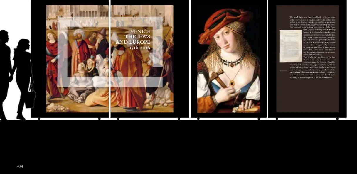 Riallestimento della mostra Venezia, gli ebrei e l’Europa 1516–2016 — tavola 1