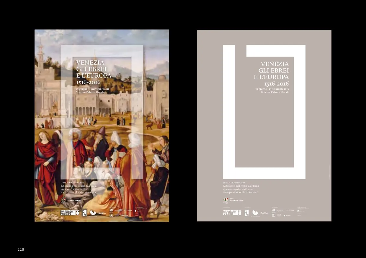 Venezia, gli ebrei e l’Europa 1516–2016 — tavola 1