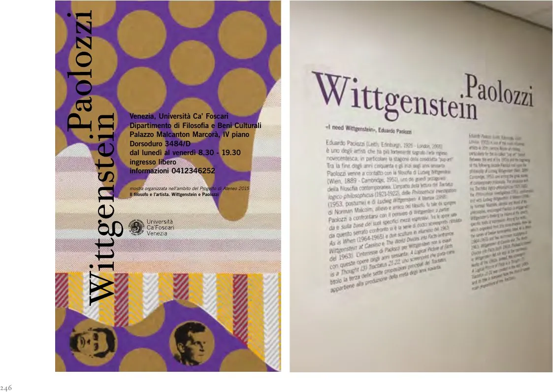 Paolozzi e Wittgenstein — tavola 1