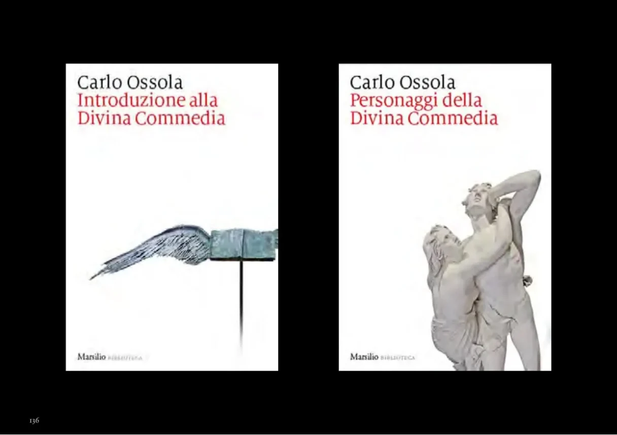 Carlo Ossola, Introduzione alla Divina Commedia · Personaggi della Divina Commedia · Dante Alighieri, Divina Commedia — tavola 1